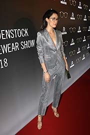 Model Rebecca Mir  bei der Rodenstock Eyewear Show am 12.01.2018 im Münchner Haus der Kunst(Foto: Martin Schmitz)